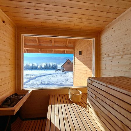 Osada Orlica Klimatyczne Domki Z Widokiem Na Gory I Termalnym Spa Sauna Jacuzzi 4 Km Od Zieleniec Ski Arena Лясувка Екстер'єр фото