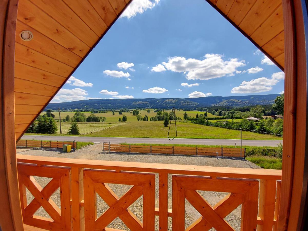 Osada Orlica Klimatyczne Domki Z Widokiem Na Gory I Termalnym Spa Sauna Jacuzzi 4 Km Od Zieleniec Ski Arena Лясувка Екстер'єр фото